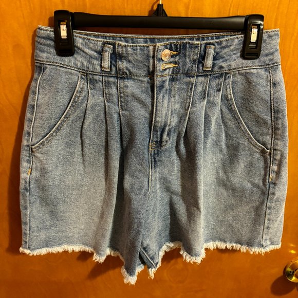 Wild fable size 4 highest rise a-line shorts raw‎ hem - Picture 2 of 12